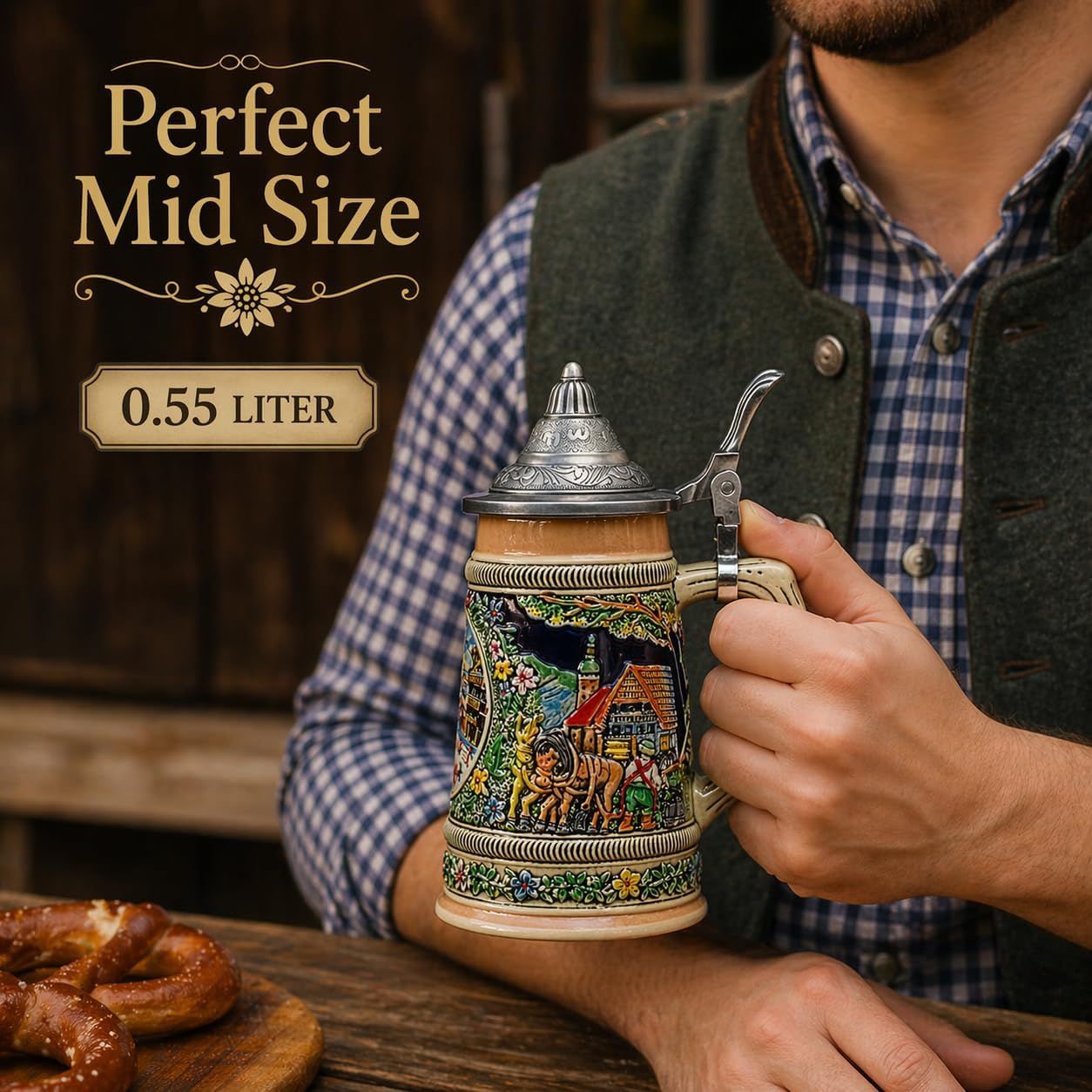 Seasonal Scene Steins: Collectible Ceramic Beer Mugs Worth Giving Every Year